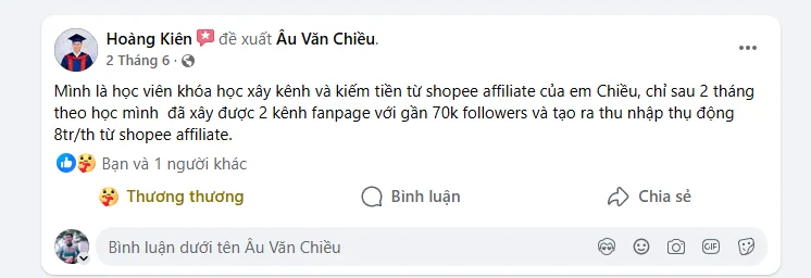 Ảnh phản hồi gốc — Hoàng Kiên